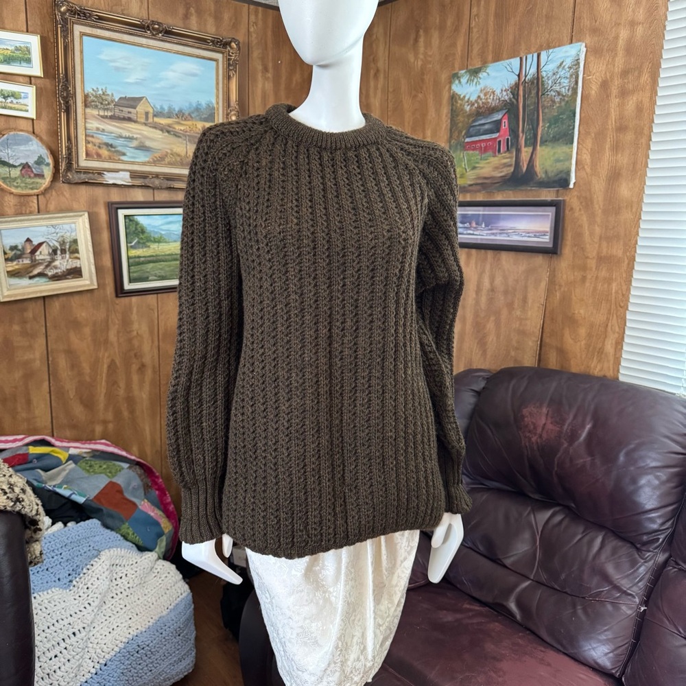 Made in England Vintage Boho Wool Sweater